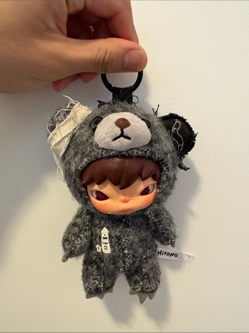 Hirono Bear Plush Keychain Doll